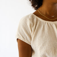 Crop Cap Sleeve