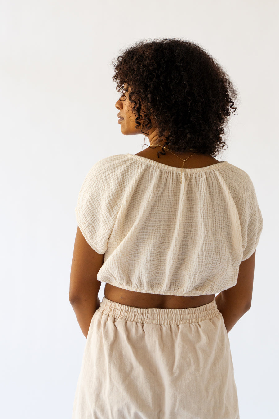 Crop Cap Sleeve