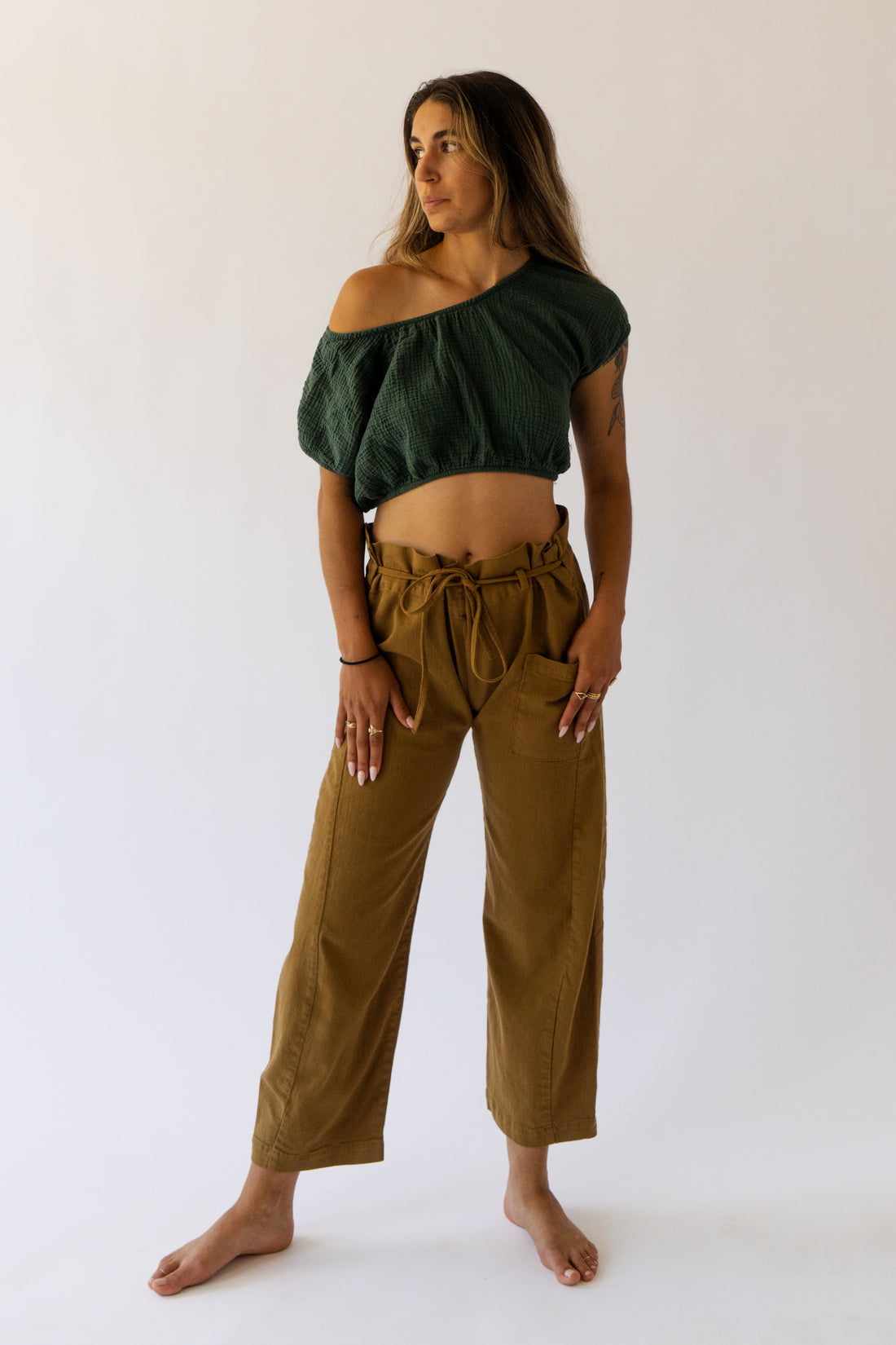 Crop Cap Sleeve