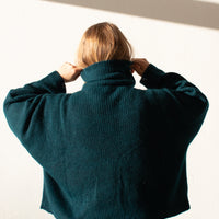 BOXY TURTLENECK SWEATER