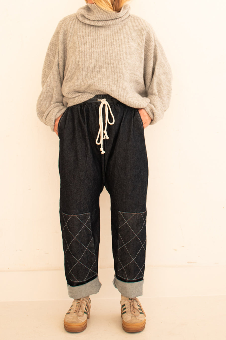 DENIM PATCH SURF PANT