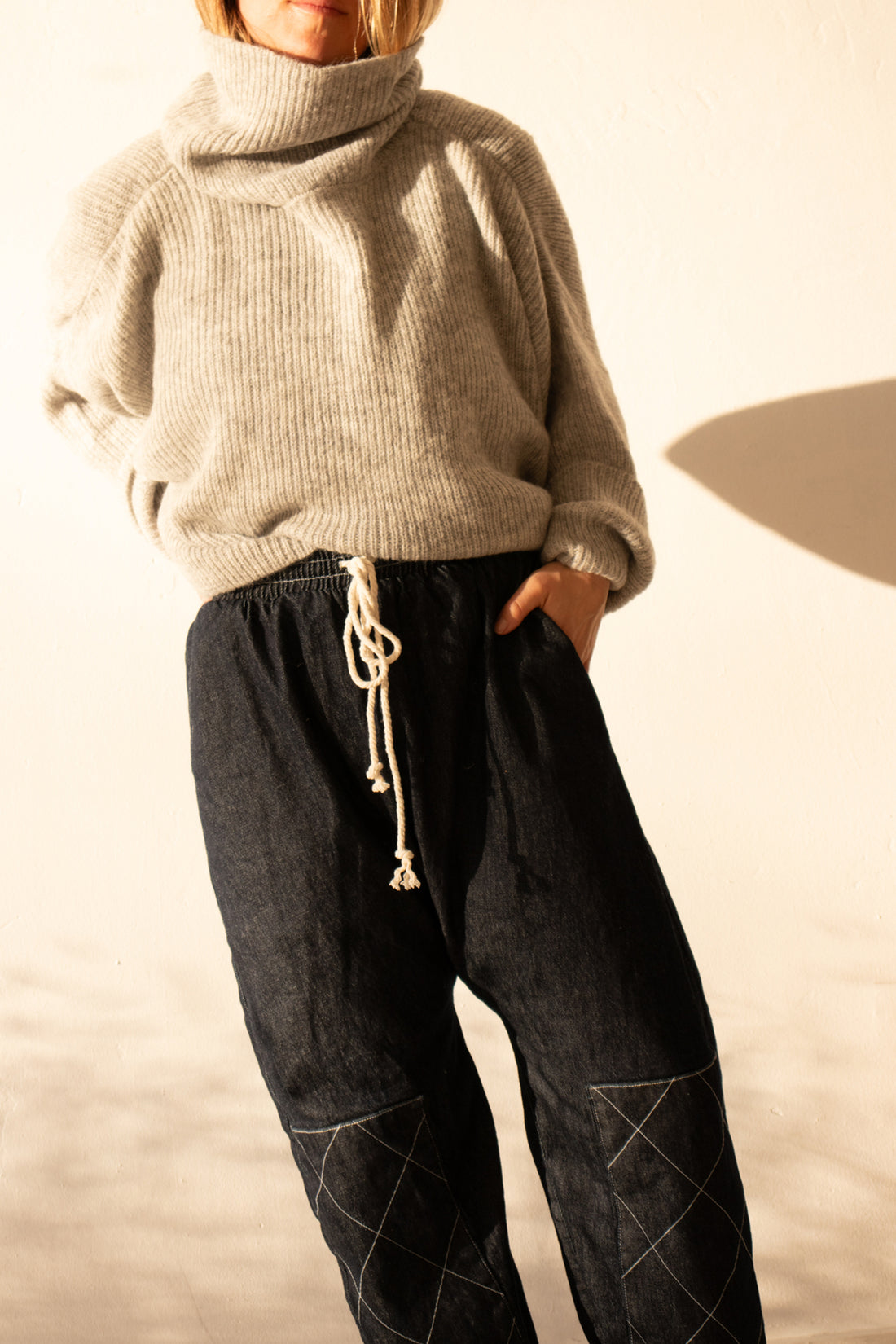 DENIM PATCH SURF PANT